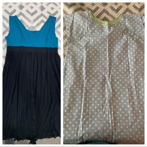 Two labor and delivery gowns